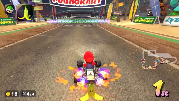Mario Kart World battle