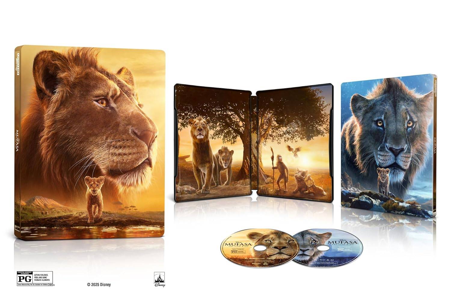 Mufasa: The Lion King 4K Steelbook Bonus Features