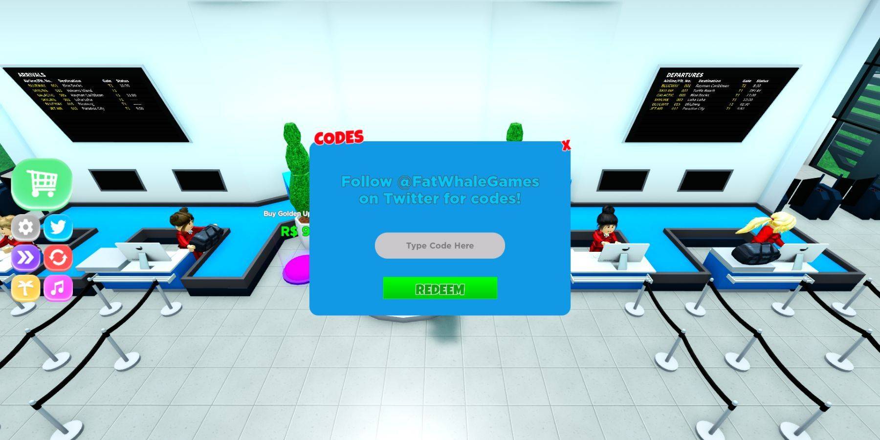 Redeem Codes in Airport Tycoon