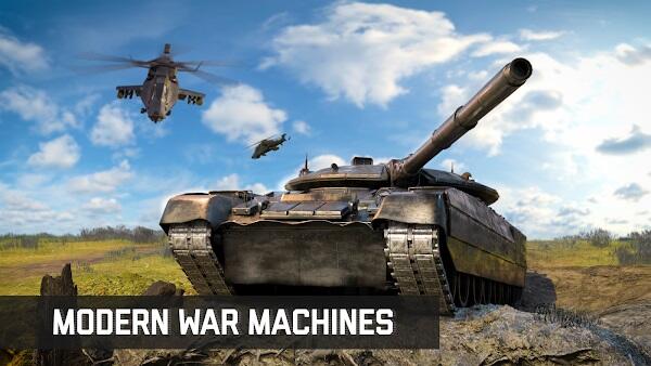 大規模な戦車PVP WAR MOD APK Unlimited Money