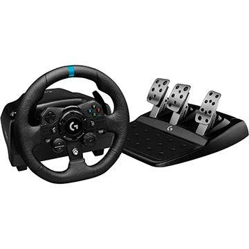 Logitech G923 드라이버 포스 레이싱 휠 및 페달 (PS5, PC)