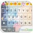 Free Glass Emoji Keyboard Skin