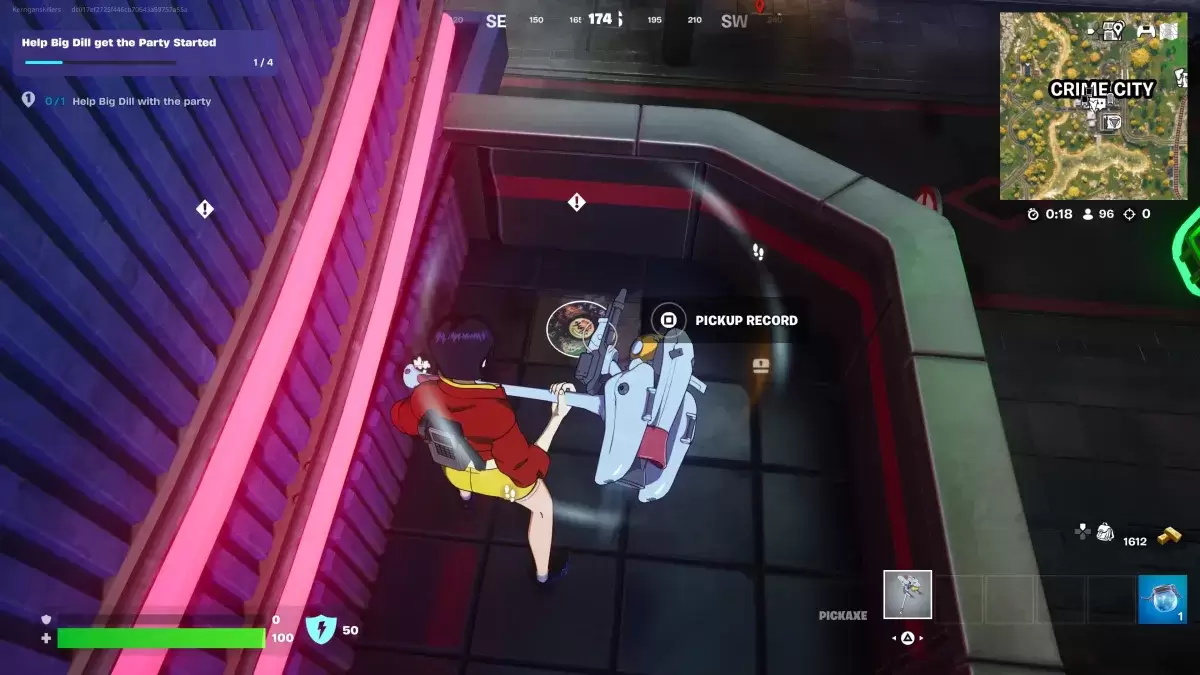 Fortnite record collection item needed for Big Dill