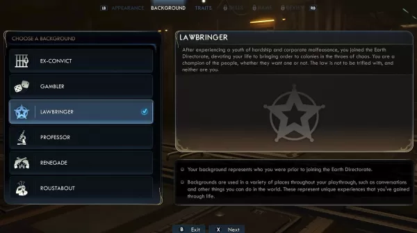 Ang Outer Worlds 2 Character Creation Screenshot 2
