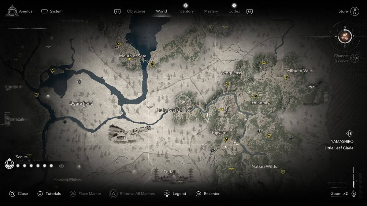 Vị trí Sumi-E huyền thoại trong bóng tối của Assassin.