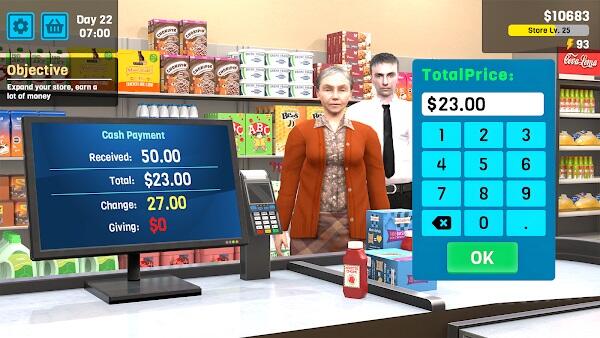 Manage Supermarket Simulator mod apk pour Android