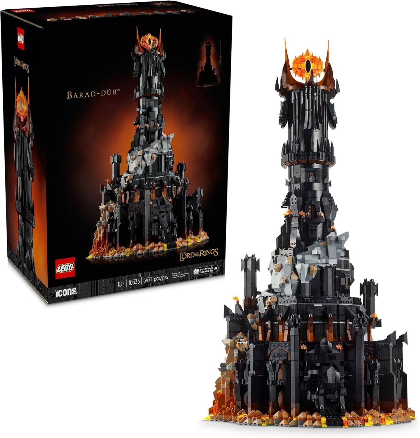 Lego ikony Lord of the Rings: Barad-dûr