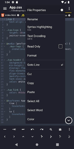 Acode - Code -editor Mod