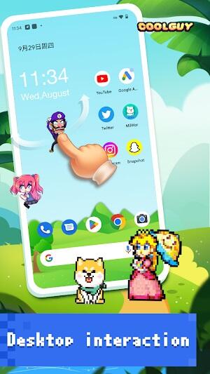 Pixel Shimeji mod apk indir