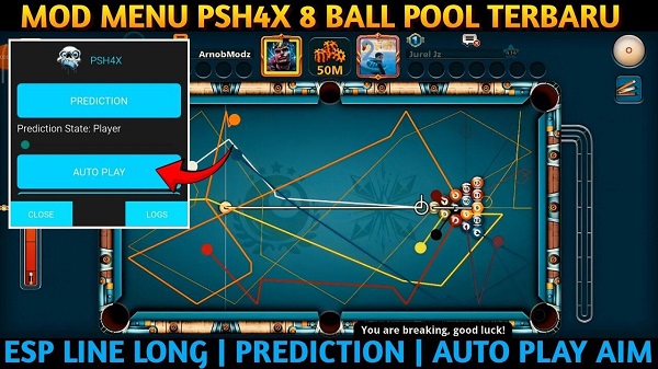 PSH4X 8 Ball Pool APK para Android