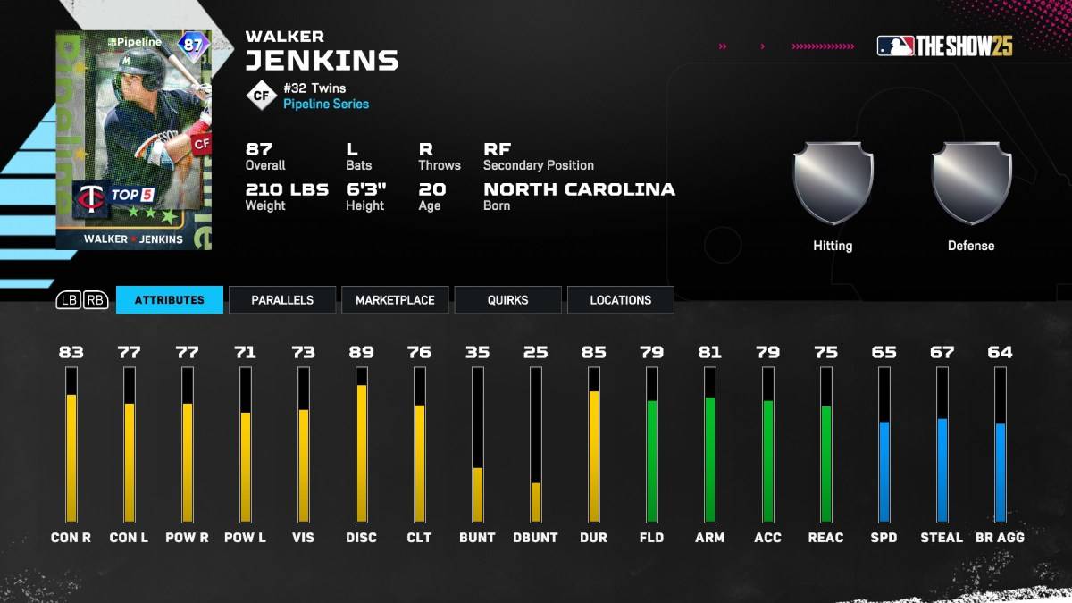 沃克·詹金斯（Walker Jenkins）钻石王朝在美国职业棒球大联盟（MLB）演出25