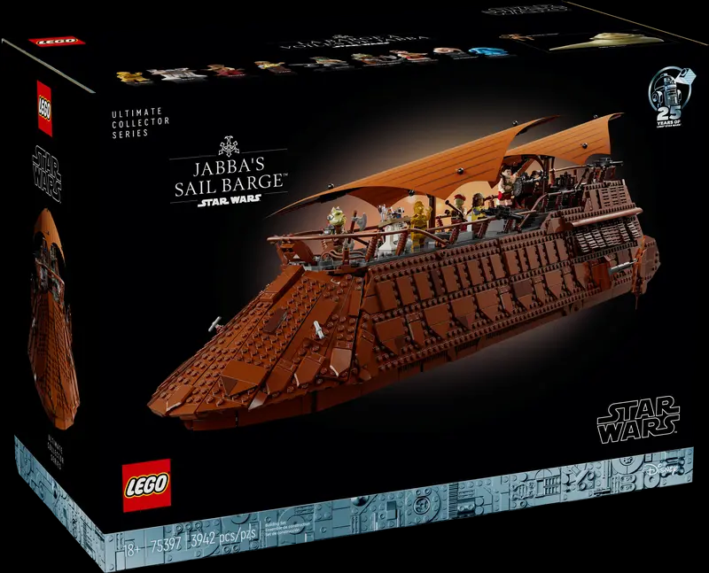 Jabbas Sail Barge Lego Set