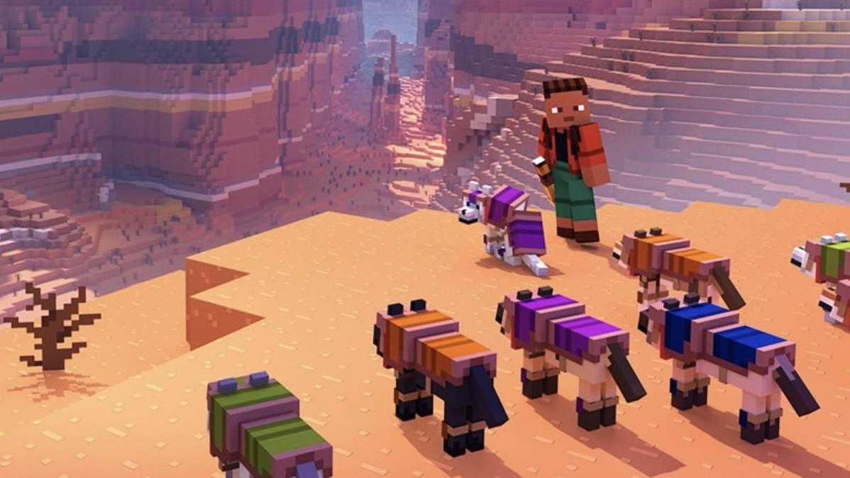 Minecraft Armadillo and Wolf Armor