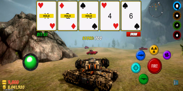 Habilidade do tanque poker