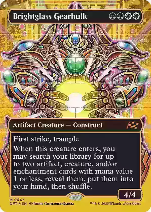 Brightglass Gearhulk Borderless First-Place Foil