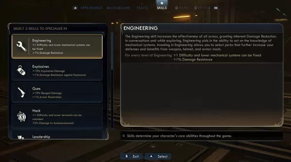 Ang Outer Worlds 2 Character Creation Screenshot 3