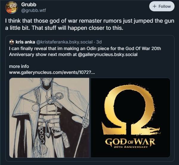 Original God of War Games könnten lang erwartete Remastered-Versionen erhalten