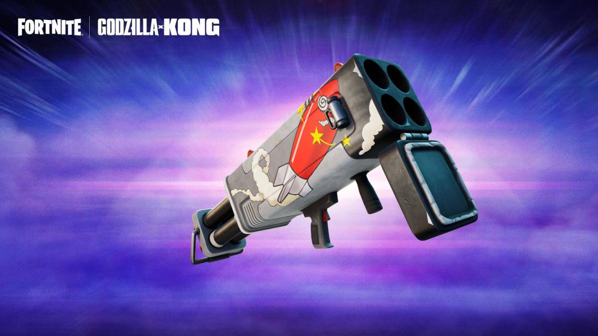 Der Burst Quad -Launcher in Fortnite als Teil eines Artikels darüber, wie Godzilla wird und besiegt wird.