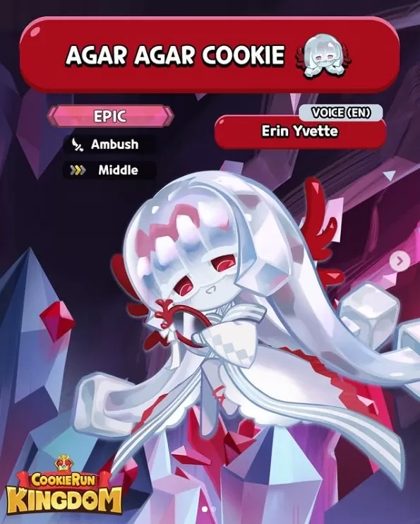 Agar agar cookie w akcji