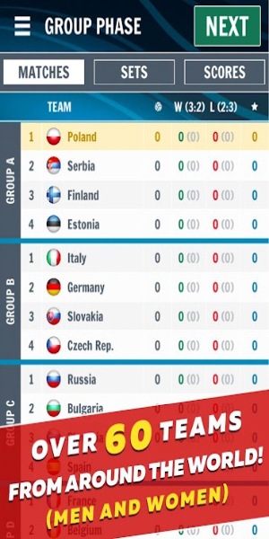 Mod campeonato de vôlei