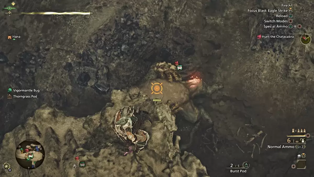 Ang pag -mount ng isang halimaw mula sa isang bangin sa halimaw na mangangaso wilds