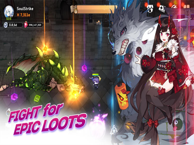 ソウルストライク！アイドルRPG mod apk