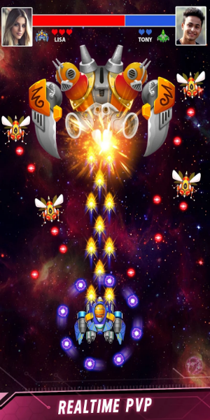 <p>Space shooter - Galaxy attack menawarkan aksi tanpa had dengan ratusan tahap merentasi planet yang pelbagai.  Selesaikan misi, naikkan pangkat, dan takluk planet baharu dengan tema dan musuh yang unik.  Setiap planet memberikan cabaran baharu, memastikan perjalanan anda tetap menarik.  Sertai pusingan bertuah untuk bonus dan item premium, meningkatkan laluan anda kepada kemenangan.</p>
<p><strong>Grafik Menakjubkan</strong></p>
<p>Nikmati grafik 2D yang menakjubkan dan kesan bertenaga dalam Space shooter - Galaxy attack.  Daripada kapal angkasa yang terperinci kepada letupan yang mempesonakan, setiap elemen direka untuk keseronokan visual.  Planet yang pelbagai menyediakan latar belakang yang kaya untuk pertempuran, manakala kesan bunyi yang mengasyikkan meningkatkan pengalaman peperangan angkasa lepas, menjadikan permainan ini tidak dapat dinafikan.</p>
<p>Sertai berjuta-juta pemain di seluruh dunia dalam pertempuran untuk ketuanan galaksi.  Muat turun Space shooter - Galaxy attack sekarang dan selami pengembaraan peperangan angkasa lepas.  Nasib galaksi ada di tangan anda - adakah anda bersedia?</p>
<p><strong>Misi Menembak Kapal Menarik</strong></p>
<p>Sertai barisan wira galaksi dalam misi untuk mempertahankan keamanan manusia daripada penceroboh angkasa lepas.  Kawal kapal angkasa moden anda dengan leretan jari mudah, mengelak serangan musuh sambil melepaskan kuasa tembakan yang kuat.  Hadapi pelbagai kelas musuh, yang memuncak dalam pertempuran epik menentang bos yang menggerunkan di setiap peringkat akhir.</p>
<p><strong>Pelbagai Sistem Musuh dan Naik Taraf</strong></p>
<p>Temui pelbagai jenis musuh di luar gaya penembak ayam klasik, termasuk kapal udara dengan bentuk unik dan senjata maut seperti hujan, peluru api, guruh, meriam, laser dan banyak lagi.  Menyesuaikan diri dengan meningkatkan kekerapan serangan dan mengemudi ribut peluru yang sengit semasa anda maju melalui tahap yang mencabar.</p>
<p><strong>Naik Taraf Kapal dan Penerokaan Planet</strong></p>
<p>Harungi cabaran yang semakin meningkat dengan meningkatkan kuasa kapal anda dan membuka kunci kapal, perisai, senjata dan tambahan baharu.  Tingkatkan penampilan kapal anda dan keupayaan tempur dengan laras yang lebih besar dan peluru berpandu nuklear, memperkasakan anda untuk menakluki walaupun misi yang paling sukar di planet yang pelbagai.</p>
<p><img src=