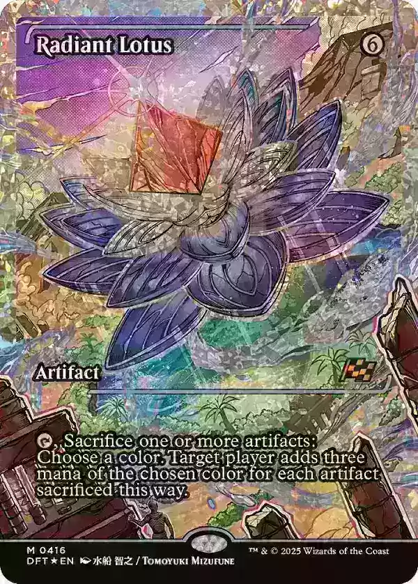 Radiant Lotus Showcase Fracture Foil