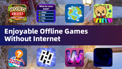 Unterhaltsame Offline-Spiele ohne Internet