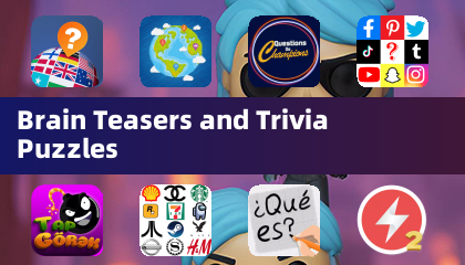 Teasers du cerveau et puzzles de trivia