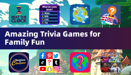 Trò chơi Trivia tuyệt vời cho niềm vui gia đình