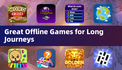 Great Offline Games for Long Journeys