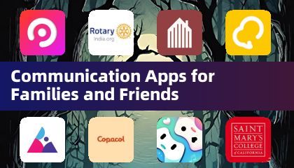 Applications de communication pour les familles et les amis