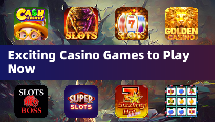 Şimdi oynamak için heyecan verici casino oyunları