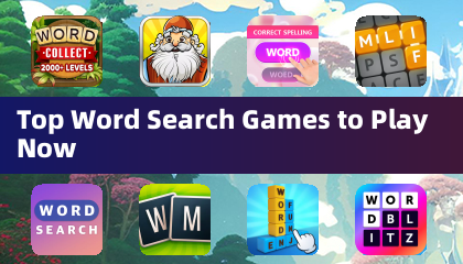 Top Word Search Games om nu te spelen