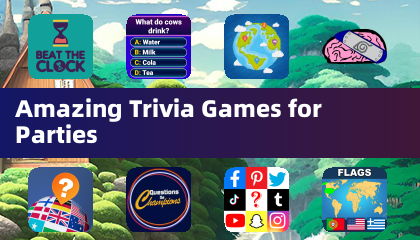 Erstaunliche Trivia -Spiele für Partys