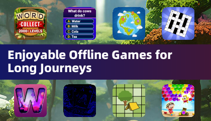 Games offline agradáveis ​​para viagens longas