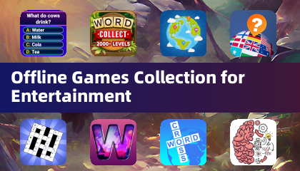 엔터테인먼트를 위한 오프라인 게임 컬렉션