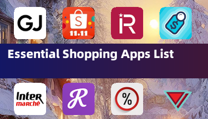 Essential Shopping Apps List