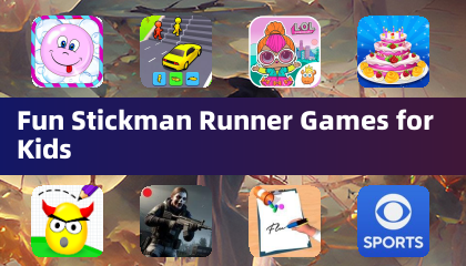 Fun Stickman Runner Games for Kids