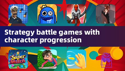 Strategy battle games with character progression