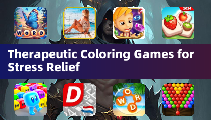 Therapeutic Coloring Games for Stress Relief
