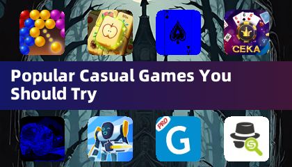 Jogos Casuais Populares que Você Deve Experimentar