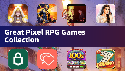Coleção de Jogos de RPG Pixel Grandes