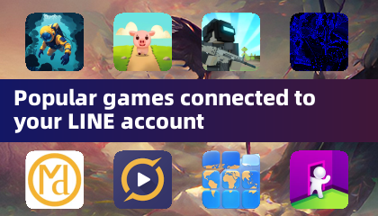 Jogos populares conectados à sua conta LINE