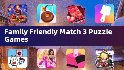 Jogos de Puzzle de 3 em Linha Amigáveis à Família