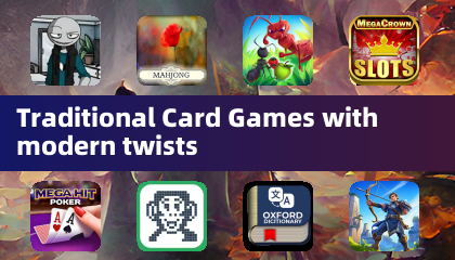 Jogos de cartas tradicionais com toques modernos